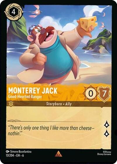 Monterey Jack - Good-Hearted Ranger - Cold Foil (Azurite Sea)(6-013/204)(R)