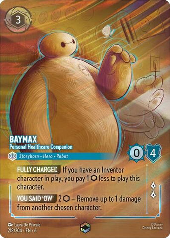 Baymax - Personal Healthcare Companion (Enchanted) - Holofoil (Azurite Sea)(6-218/204)(E)