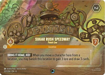 Sugar Rush Speedway - Finish Line (Enchanted) - Holofoil (Azurite Sea)(6-207/204)(E)