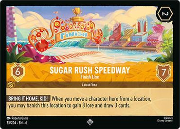 Sugar Rush Speedway - Finish Line - Cold Foil (Azurite Sea)(6-035/204)(SR)