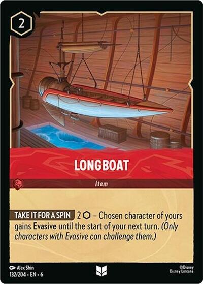 Longboat - Cold Foil (Azurite Sea)(6-132/204)(U)