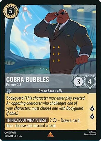 Cobra Bubbles - Former CIA (Azurite Sea)(6-188/204)(R)