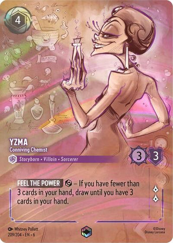 Yzma - Conniving Chemist (Enchanted) - Holofoil (Azurite Sea)(6-209/204)(E)