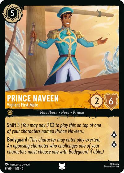 Prince Naveen - Vigilant First Mate (Azurite Sea)(6-009/204)(U)