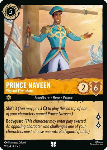 Prince Naveen - Vigilant First Mate (Azurite Sea)(6-009/204)(U)