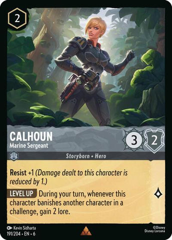 Calhoun - Marine Sergeant - Cold Foil (Azurite Sea)(6-191/204)(R)