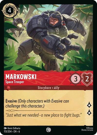 Markowski - Space Trooper - Cold Foil (Azurite Sea)(6-113/204)(C)