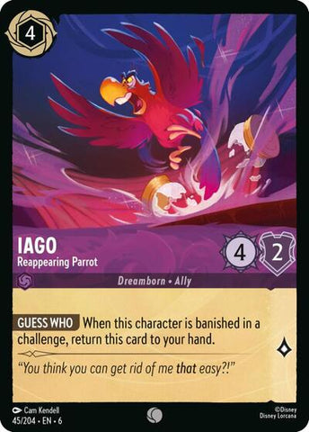 Iago - Reappearing Parrot (Azurite Sea)(6-045/204)(C)