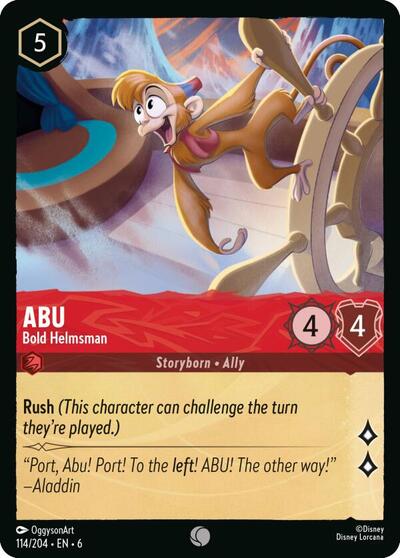 Abu - Bold Helmsman (Azurite Sea)(6-114/204)(C)