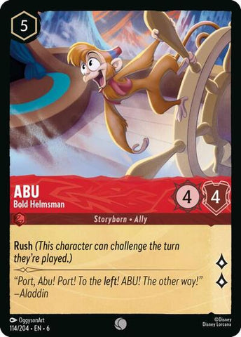 Abu - Bold Helmsman - Cold Foil (Azurite Sea)(6-114/204)(C)