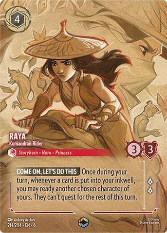 Raya - Kumandran Rider (Enchanted) - Holofoil (Azurite Sea)(6-214/204)(E)