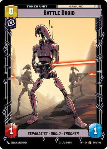 Battle Droid // Clone Trooper (Twilight of the Republic)(TWI-T01 // T02)(C)