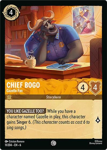 Chief Bogo - Gazelle Fan (Azurite Sea)(6-011/204)(C)
