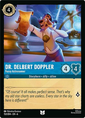 Dr. Delbert Doppler - Fussy Astronomer - Cold Foil (Azurite Sea)(6-152/204)(U)