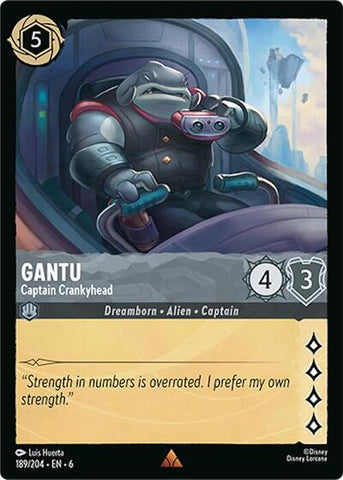 Gantu - Captain Crankyhead - Cold Foil (Azurite Sea)(6-189/204)(R)