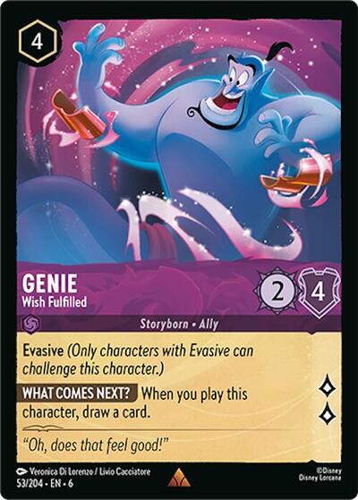 Genie - Wish Fulfilled (Azurite Sea)(6-053/204)(R)