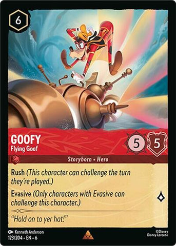 Goofy - Flying Goof (Azurite Sea)(6-123/204)(R)