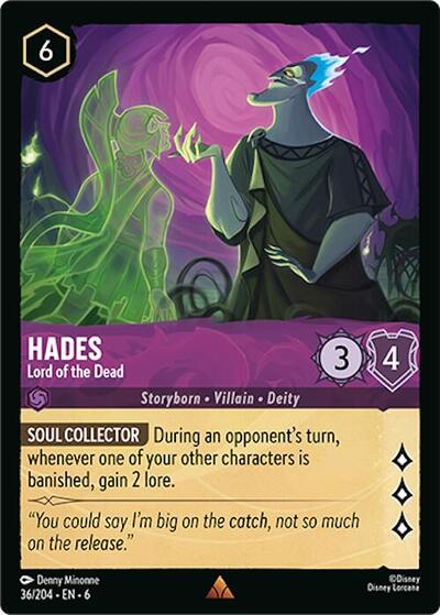 Hades - Lord of the Dead - Cold Foil (Azurite Sea)(6-036/204)(R)