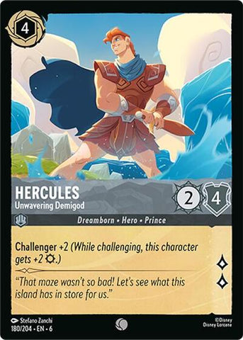 Hercules - Unwavering Demigod (Azurite Sea)(6-180/204)(C)