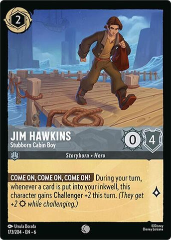 Jim Hawkins - Stubborn Cabin Boy (Azurite Sea)(6-173/204)(C)