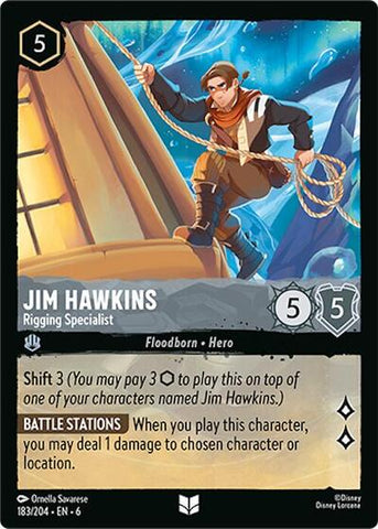 Jim Hawkins - Rigging Specialist (Azurite Sea)(6-183/204)(U)