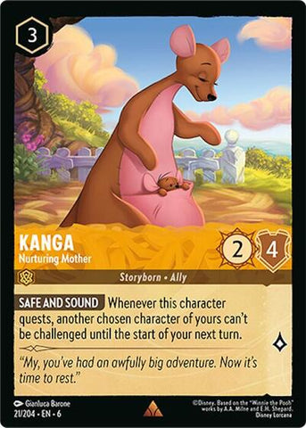 Kanga - Nurturing Mother - Cold Foil (Azurite Sea)(6-021/204)(R)