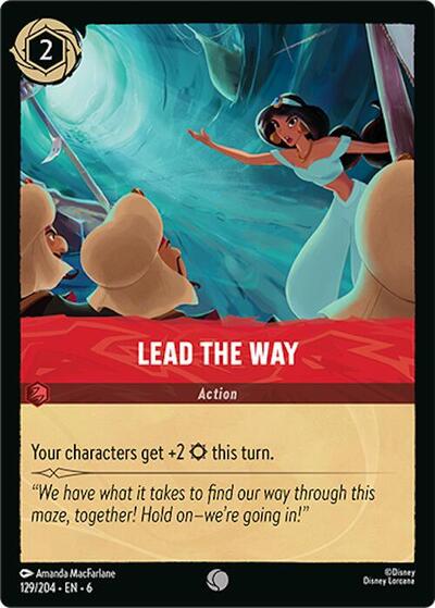 Lead the Way - Cold Foil (Azurite Sea)(6-129/204)(C)