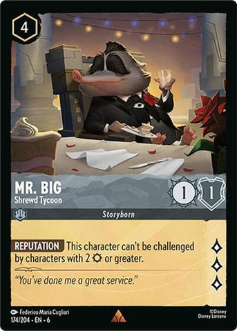 Mr. Big - Shrewd Tycoon - Cold Foil (Azurite Sea)(6-174/204)(R)