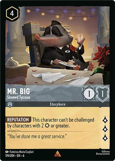 Mr. Big - Shrewd Tycoon (Azurite Sea)(6-174/204)(R)