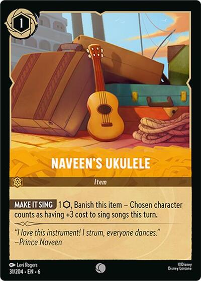 Naveen's Ukulele (Azurite Sea)(6-031/204)(C)