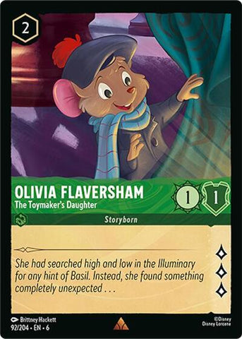 Olivia Flaversham - The Toymaker's Daughter (Azurite Sea)(6-092/204)(R)