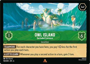Owl Island - Secluded Entrance (Azurite Sea)(6-102/204)(R)