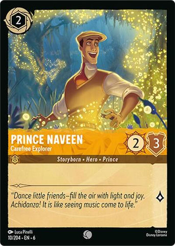 Prince Naveen - Carefree Explorer (Azurite Sea)(6-010/204)(C)