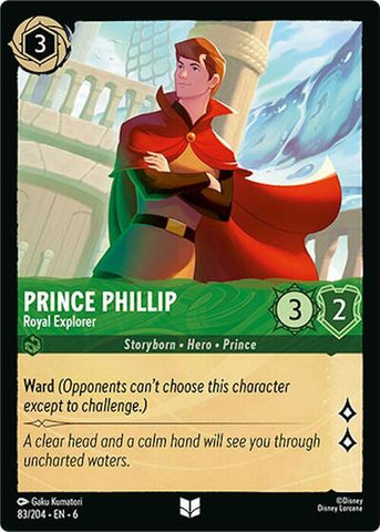 Prince Phillip - Royal Explorer - Cold Foil (Azurite Sea)(6-083/204)(U)