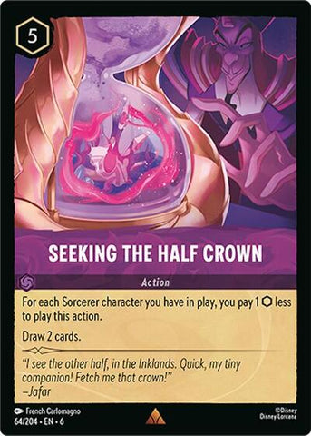 Seeking the Half Crown - Cold Foil (Azurite Sea)(6-064/204)(R)
