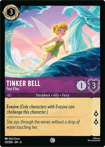 Tinker Bell - Fast Flier - Cold Foil (Azurite Sea)(6-043/204)(C)