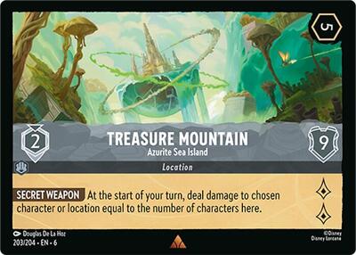 Treasure Mountain - Azurite Sea Island (Azurite Sea)(6-203/204)(R)