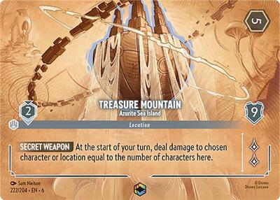 Treasure Mountain - Azurite Sea Island (Enchanted) - Holofoil (Azurite Sea)(6-222/204)(E)