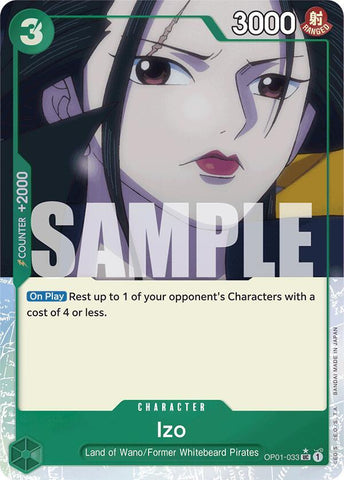 Izo (OP01-033) (Full Art) - Foil (Premium Booster -The Best- [PRB-01])(OP01-033)(UC)