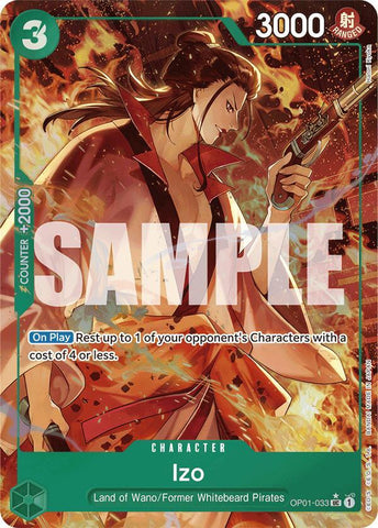 Izo (OP01-033) (Alternate Art) - Foil (Premium Booster -The Best- [PRB-01])(OP01-033)(UC)
