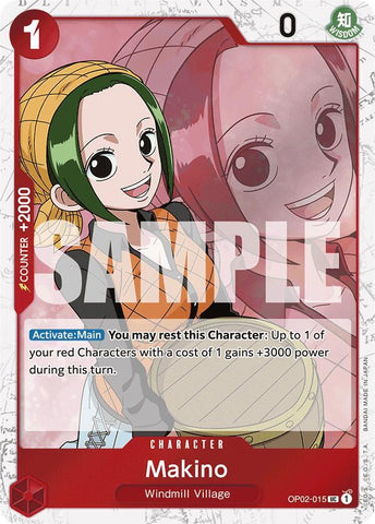Makino (Jolly Roger Foil) - Foil (Premium Booster -The Best- [PRB-01])(OP02-015)(UC)