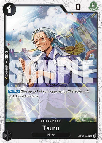 Tsuru (Jolly Roger Foil) - Foil (Premium Booster -The Best- [PRB-01])(OP02-106)(UC)