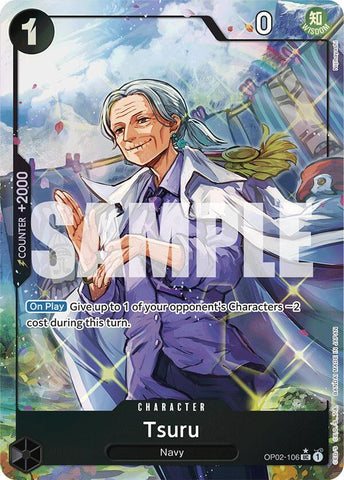 Tsuru (Full Art) - Foil (Premium Booster -The Best- [PRB-01])(OP02-106)(UC)