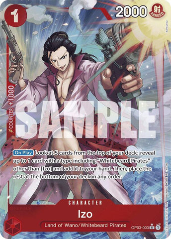 Izo (OP03-003) (Full Art) - Foil (Premium Booster -The Best- [PRB-01])(OP03-003)(R)