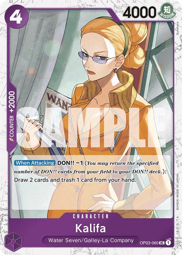 Kalifa (Jolly Roger Foil) - Foil (Premium Booster -The Best- [PRB-01])(OP03-060)(UC)