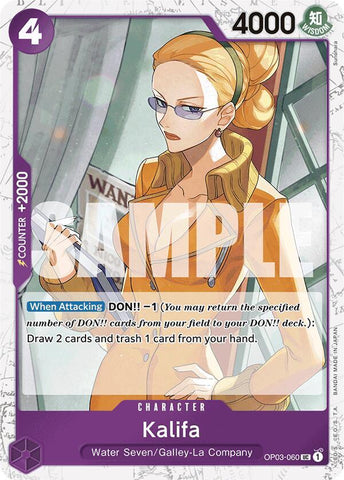 Kalifa (Jolly Roger Foil) - Foil (Premium Booster -The Best- [PRB-01])(OP03-060)(UC)