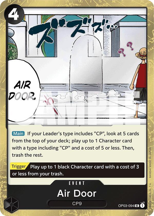 Air Door (Jolly Roger Foil) - Foil (Premium Booster -The Best- [PRB-01])(OP03-094)(UC)