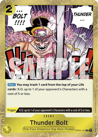 Thunder Bolt (Jolly Roger Foil) - Foil (Premium Booster -The Best- [PRB-01])(OP03-121)(C)