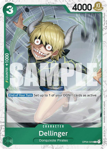 Dellinger (Jolly Roger Foil) - Foil (Premium Booster -The Best- [PRB-01])(OP04-029)(C)