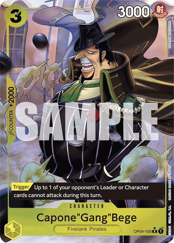 Capone"Gang"Bege (OP04-100) (Full Art) - Foil (Premium Booster -The Best- [PRB-01])(OP04-100)(R)